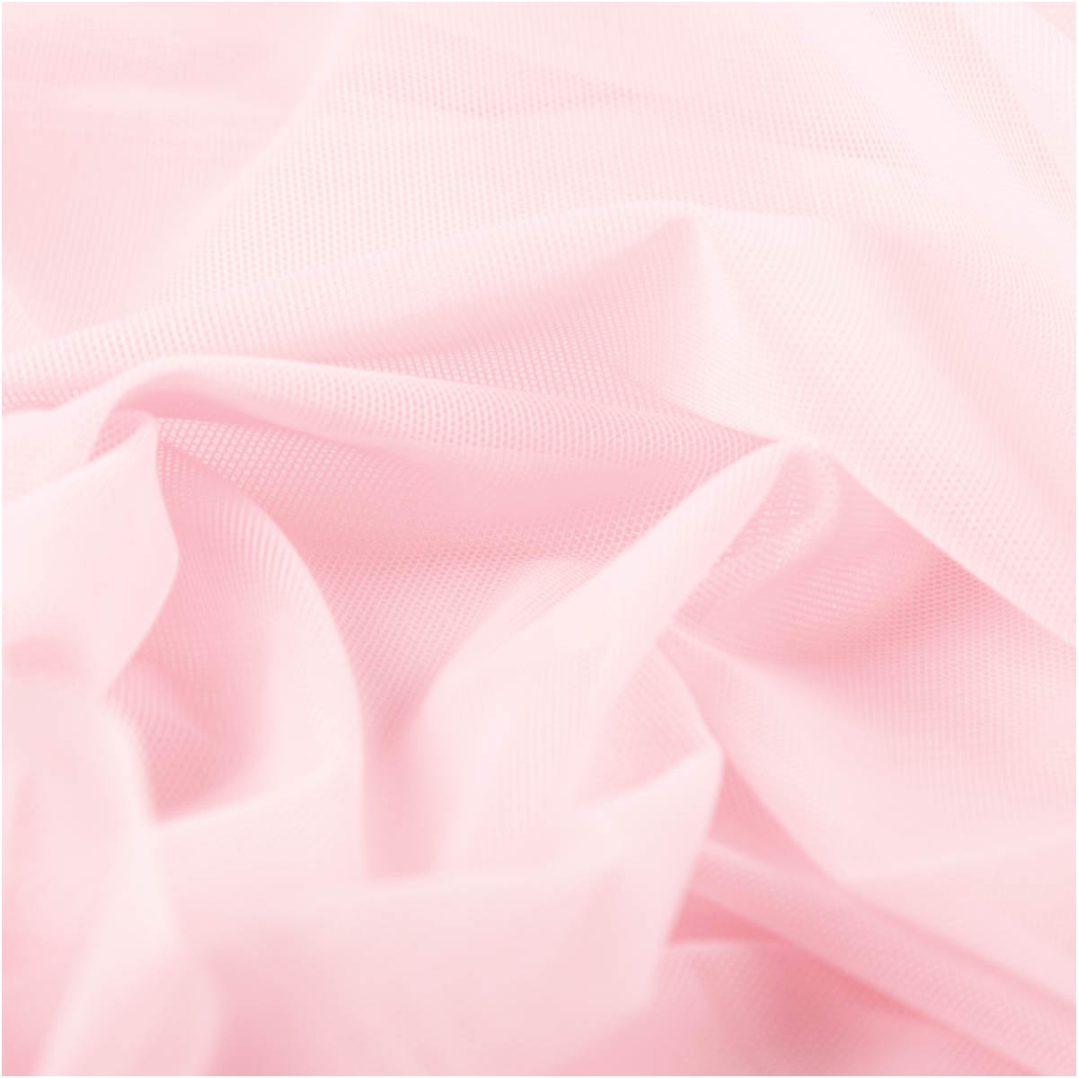 Tüll Stoff softer Stretchtüll mit 7% Elasthan uni rosa in 1,50m Breite weicher rosa Stretchtüll Stoff locker drapiert in Falten mit feiner Netzstruktur