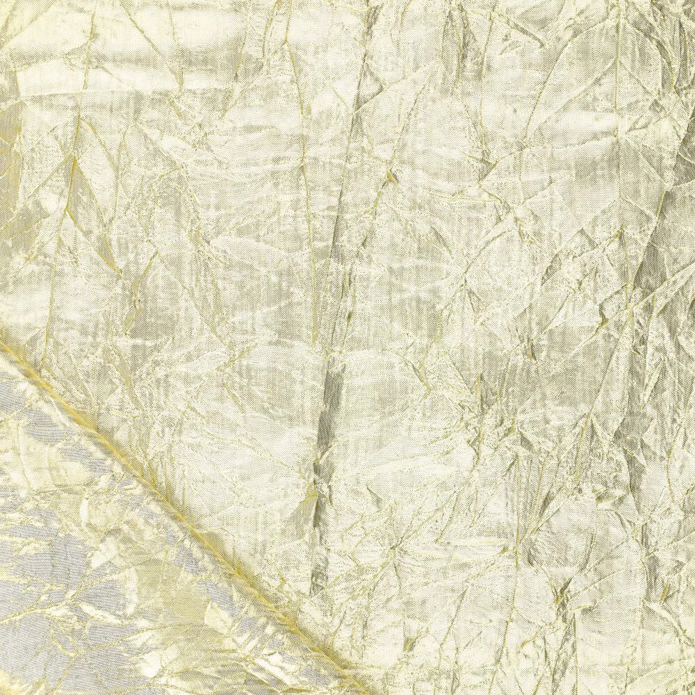 Lamé Meterware gold – leichter, luftiger Stoff mit metallischem Glanz Lamé Meterware gold – leichter, luftiger Stoff mit metallischem Glanz