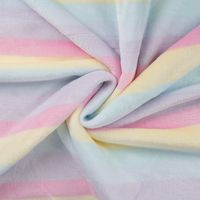 Fleece Stoff Farbverlauf pastell gerafft Fleece Stoff mit Pastell-Farbverlauf in Streifen – Polarfleece Digitaldruck 145 cm, gerafft