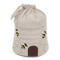 Aufbewahrungstasche Bienenkorb beige 20,5 x 20,5 x 31,5 cm von Hobby Gift