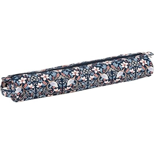 Stricknadel-Etui XL Vögel in Blüte dunkelblau von Hobby Gift Stricknadel-Etui XL Vögel in Blüte dunkelblau von Hobby Gift