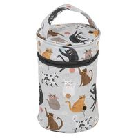 Wollknäuel-Tasche Katzen hellgrau von Hobby Gift Wollknäuel-Tasche Katzen hellgrau von Hobby Gift