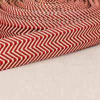 Gurtband doppeltes Zickzack rot 3,8cm Breite – Farbe rot als Meterware