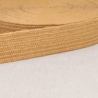 Gurtband elastisch Jute-Optik beige 6cm Breite – Farbe beige als Meterware Gurtband elastisch Jute-Optik beige 6cm Breite – Farbe beige als Meterware