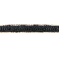 Gurtband Fischgrat schwarz Breite: 4cm – Fischgratmuster, helle Webkanten
