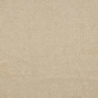 Teddystoff uni in Beige mit lockigem Sherpa-Flor, flach liegend Teddystoff uni in Beige mit lockigem Sherpa-Flor, flach liegend