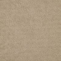 Teddystoff uni in Sand mit lockigem Sherpa-Flor, flach liegend Teddystoff uni in Sand mit lockigem Sherpa-Flor, flach liegend