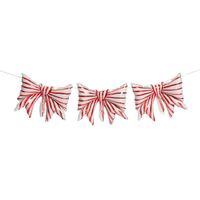 Mini-Folienballons Schleife rot-weiß 5 Stück von Rico Design