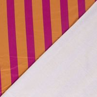 French Terry Blockstreifen beere ocker mit umgeschlagener Ecke – helle Loopback-Rückseite French Terry Blockstreifen beere ocker mit umgeschlagener Ecke – helle Loopback-Rückseite