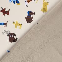 Softshell Hunde mit umgeschlagener Ecke – weiche Fleece-Innenseite in Beige Softshell Hunde mit umgeschlagener Ecke – weiche Fleece-Innenseite in Beige