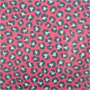 Regenjackenstoff Aqua Protect wasserdicht soft Leomuster pink petrol mint 145cm Breite