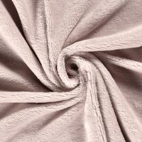 Bambus Fleece Stoff rosa drapiert – weiche Meterware aus Bambus und Baumwolle Bambus Fleece Stoff rosa drapiert – weiche Meterware aus Bambus und Baumwolle