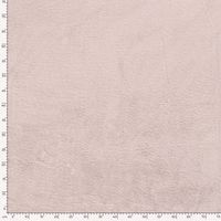 Bambus Fleece Stoff rosa mit Maßstab – Detailansicht der feinen Struktur Bambus Fleece Stoff rosa mit Maßstab – Detailansicht der feinen Struktur