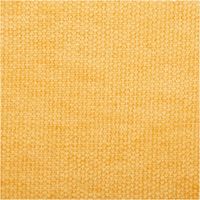 Vorhangstoff Thermostoff Chenille Manchester isolierend senfgelb 1,45m Breite senfgelber Chenille-Stoff, Nahaufnahme der groben Materialstruktur