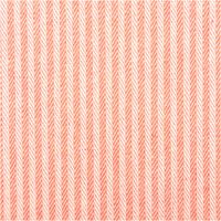 Dekostoff Dobby Streifen 3mm koralle beige 1,40m Breite Dobby Dekostoff mit schmalen Streifen in koralle und beige, Musterdetail aus nächster Nähe
