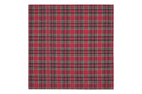 Stoffserviette 40x40 cm im Tartan-Karo rot grün Stoffserviette 40x40 cm im Tartan-Karo rot grün