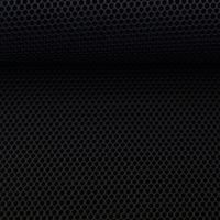 Mesh Stoff 3D Wabenstruktur schwarz auf dem Ballen – Meterware 150 cm breit Mesh Stoff 3D Wabenstruktur schwarz auf dem Ballen – Meterware 150 cm breit