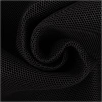 Mesh Stoff 3D Wabenstruktur Martindale 30.000 schwarz 150cm Stoffbreite schwarzer 3D Mesh Stoff mit wabenartiger Struktur zur Spirale gelegt